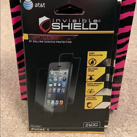 NEW iPhone 5 invisible shield glass protectant - Picture 2 of 6